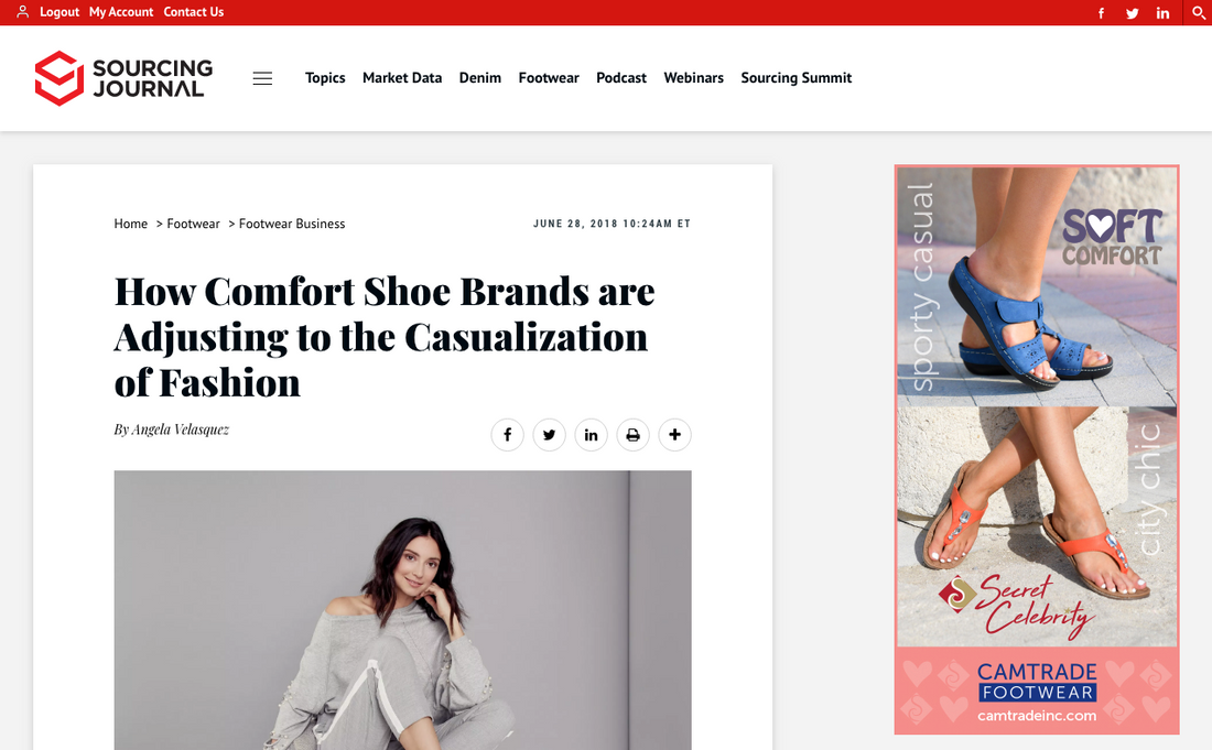 Soft Comfort Highlighted in Sourcing Journal